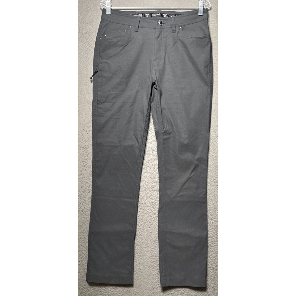 Kings XKG Sonora Pants Mens 30x31 Gray Hiking Trail Tech Outdoor Utility Stretch